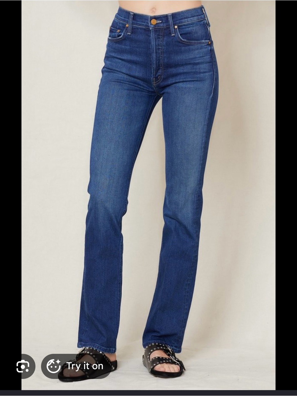 MOTHER tripper sneak Jeans in until next time